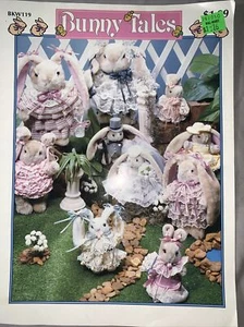 Bunny Tales Crafts Patterns 16 pg Projects Leaflet FREE SHIPPING - Picture 1 of 4