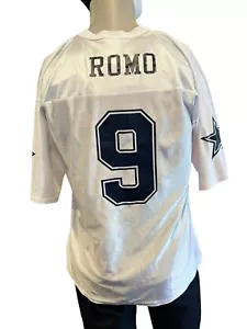 Tony Romo #9 Dallas Cowboys NFL Player Retro Jersey L Large - Picture 1 of 10