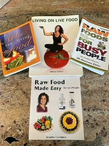 Raw / Living Food Assorted Books (4) - Very, Very Good Condition! Free Shipping! - Bild 1 von 1