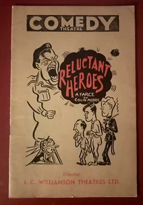 Reluctant Heroes - 1953 Melbourne Theatre Program / Colin Morris - Imagen 1 de 6