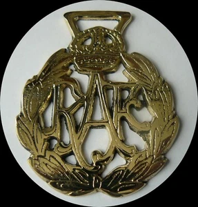 ROYAL AIR FORCE   /  RAF   Horse brass  (N595) - Picture 1 of 2