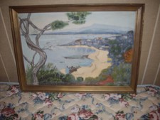 oil painting artist muriel mc giveam title unknown very old painting