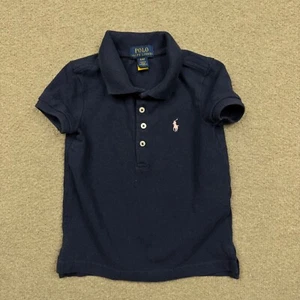 Polo Ralph Lauren Niña Talla 4T Azul Manga Corta Niño Pequeño Niños Preppy - Imagen 1 de 7