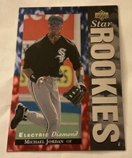 1994 Upper Deck Star Rookie Michael Jordan Electric Diamond Parallel RC NRMT/MT