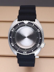 45mm Silver Watch Case Strap Seiko Skx007 Mod For Nh35 36 Movement 28.5mm Dial - Picture 1 of 19