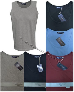 Chaleco de algodón liso talla King 3XL - 6XL de Tom Hagan - Imagen 1 de 6