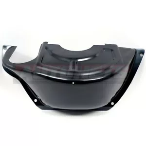 Black powder coated Chevy GM Flywheel Dust Cover 1962-up PowerGlide Flex Plate - Bild 1 von 3