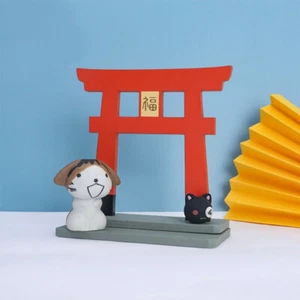 Miniaturized Landscape Japanese Door Torii Wood Decor Miniature Micro Model Home - Picture 1 of 6