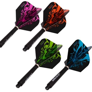 Harrows Rapide X Dart Flights + Unicorn Gripper 3 Dart Schäfte Shafts Combo Set - Bild 1 von 5