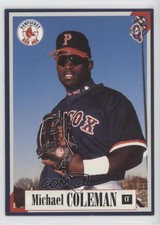 1998 Blueline Q Cards Pawtucket Red Sox Michael Coleman #11