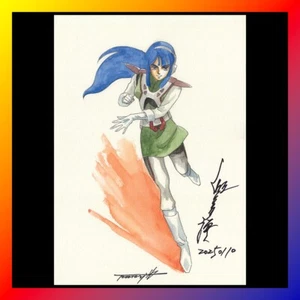 ROBOTECH Cruz del Sur IMPRESIÓN ARTÍSTICA FIRMADA Tomonori Kogawa NOVA SATORI Lana Isavia - Imagen 1 de 1