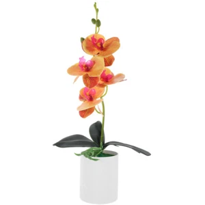 Simulierte Phalaenopsis Topfpflanze Simulation Kunstblumen - Bild 1 von 12