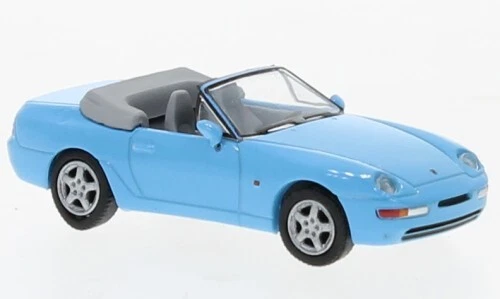 Pcx87 870182 PORSCHE 968 Cabriolet 1991 blu HO 1:87 - Immagine 1 di 1