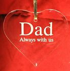 Glass Christmas Decoration - Dad Always with Us 