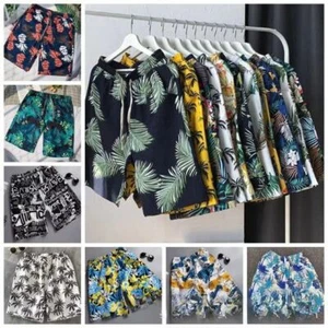 Mens Swimming Shorts Swim Short Trunks Summer Sports Beach Pants Prints - Picture 1 of 9