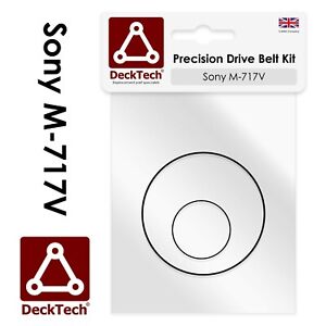 DeckTech™ Replacement Belt Kit for Sony Micro Cassette M-717V M717V Drive Belts