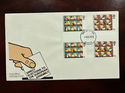 Reino Unido 1979 - Elecciones al Parlamento Europeo FDC sellos pares x 2 Dundee Foto 1 de 2