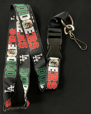 MLB Authentic Collection L.A. Dodgers Mexican Mexico Cinco de Mayo Lanyard Keys Cover