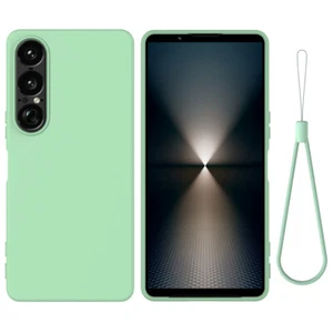 Para Sony Xperia 1 VII, Lujo Suave Líquido Silicona Recubrimiento Tacto Sensación Estuche Cubierta - Imagen 1 de 33