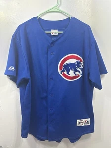 Majestuosa camiseta de béisbol Derek Lee #25 Chicago Cubs azul talla XL MLB vintage - Imagen 1 de 9