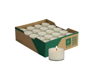 Rapswachs Teelichter Pure Nature Lights in transparenter Hülle Wenzel 40er Box - Bild 1 von 2