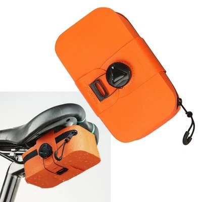 Bolsa de asiento de bicicleta pequeña bolsa de cola de bicicleta ligera accesorios de ciclismo impermeable Foto 1 de 2
