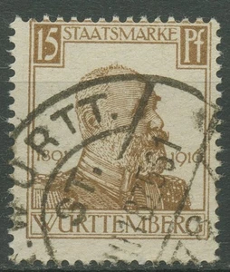 Württemberg Dienstmarken 1916 25 Jahre Regentschaft 244 gestempelt - Picture 1 of 1