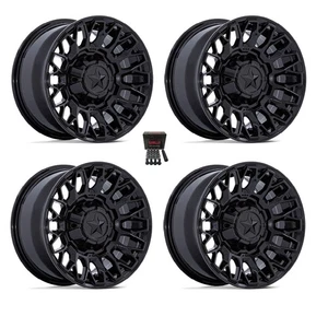 MSA Clubber 14" Wheels Gloss Black Polaris RZR Turbo S / RS1 - Picture 1 of 3