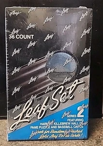 1991 The Leaf Set Baseballkarten Serie 2 fabrikversiegelt 36 Stück Box Killebrew HOF - Bild 1 von 4