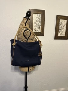Michael Kors Large Denim Tote Handbag - Picture 1 of 5