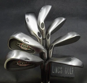 Set of 7 x Callaway Big Bertha 2002 Irons 4-PW Uniflex Steel Shafts C/W Grips - Picture 1 of 7