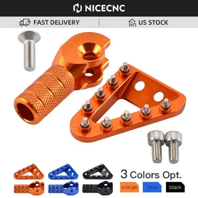 Punta de cambio de placa de palanca de pedal de freno CNC para KTM 125 150 SX 250-450 SXF 2017-2022 Foto 1 de 4