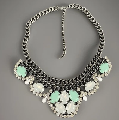 Collar Declaración Años 2000 Premier Designs Pastel Perfection Pistola Metal 16" + 4" L Foto 1 de 4