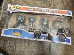 Funko POP! Godzilla vs Kong Mechagodzilla Pack de 3 Edición Especial - Imagen 1 de 6