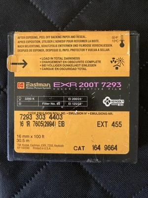 kodak EXR 200T 7293 color negative film 100ft - Image 1 of 3
