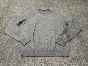 UNIQLO Langarm Pullover Rundhals 100% extrafeine Merinowolle Large grau - Bild 1 von 13
