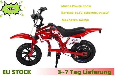 12 Zoll JKING C6 Elektrisches Dirtbike für Kinder 25.2V/2600mAh 16km/h - Bild 1 von 4