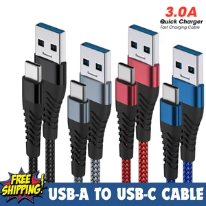 Heavy Duty Braided Long USB Fast Charger Cable For iPhone 17 Pro Max 16 15 Plus - Picture 1 of 9