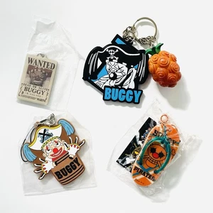 One Piece Buggy alte Figur Schlüsselanhänger Charm 4 Sorten Set Teufel Obst gesucht Poster - Bild 1 von 11