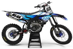 Custom graphics, full kit to fit YAMAHA YZ 85 2015 - 2021 OUTLAW style stickers - Picture 1 of 6