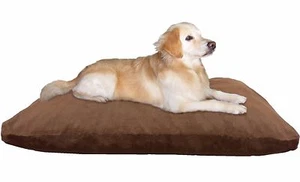 Memory Foam Mix Shredded Dog Bed Pillow, Waterproof liner, Denim Cover XXL 40CB - Picture 1 of 1