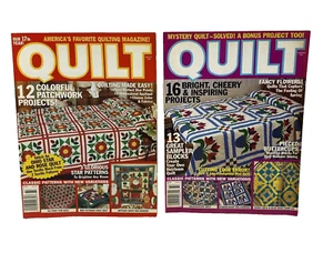 2 Vintage Quilt Magazines Winter 1996 & Summer 1997 Quilt Patterns 90's - Imagen 1 de 9