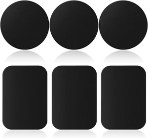Calamita per Cellulare Auto [6 Pezzi], Placche Metallo Universale Adesivo per Po - Foto 1 di 12