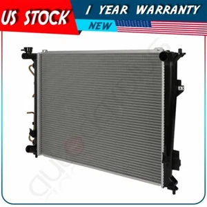 Radiador de aluminio compatible con Hyundai Sonata 2006-2010 3,3 L Silver Crossflow - Imagen 1 de 9