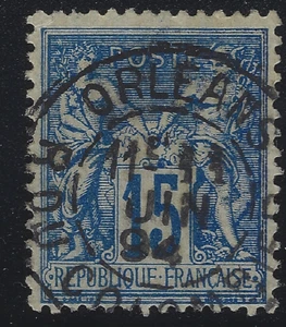 DIV-04-7-4: Cachet type 84 de Orléans Rue du Colombier (Loiret) sur n°101 - Imagen 1 de 1