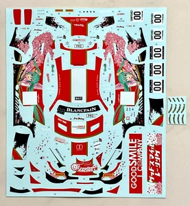 Miniature 1:24 Mercedes AMG GT3 Team Good Smile GT300 2017 #00 Decal Sheet CS011 - Picture 1 of 3