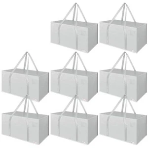 Sink Stainless Steel 30x18x10 inches Silver Polypropylene GREY 8PK Moving Bags - Picture 1 of 8