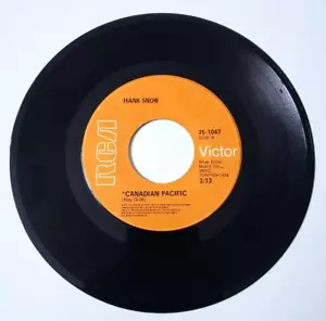 Hank Snow Canadian Pacific Railway CP Vinyl record 45 7'' - Foto 1 di 5