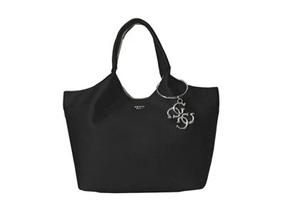 Guess Women's Flora Black Shopper Purse Handbag V4012 - Image 1 of 2