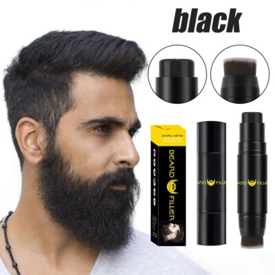 Anti-gray Hair Men Beard Thickening Brush Coloring Pen Black Brown - Image 1 of 4
